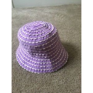 Scala Lavendar Purple Girls Brim Bucket Sun Hat Size 4-6X